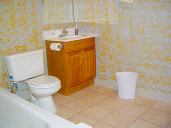 Upstairs bathroom AFTER