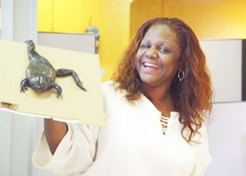 Deborah-serve-frog